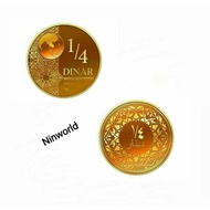 1/4 Dinar 999 (1.0625g) New Packaging, Emas Murah 999, Gold 24k