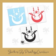 Lambang Bendera Negeri Kelantan Vinyl Cutting Car Sticker