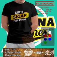 Dikti Sigap T-Shirt Serves Distro T-Shirt Logo