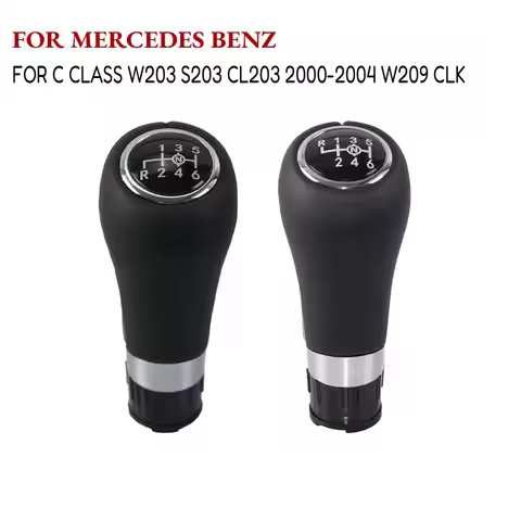 Manual 6 Speed Car Shift Gear Stick Knob For Mercedes/Benz W203 S203 CL203 W209 W204 C204 C63 C300 C