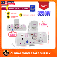 [SIRIM] T-ADAPORT Trailing Extension Socket Extension SIRIM Extension Socket Easy 2 Pin Plug Surge P