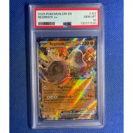 Card PSA10 English 2025 Pokémon 005/086 Regirock ex Holo d79 94