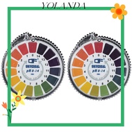 YOLAN 1/2 Rolls PH Test Paper Strip Roll, 5m/roll PH 0-14 Test Paper, Durable PH Test Meter Kombucha