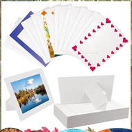 30 Pack Photo Frames Paper Picture Frames Standing White Cardboard Photo Frames for 4 X 6Inch Photos