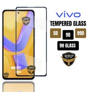 LAYAR Tempered Glass 9D Full Screen Vivo Y400 Y300t Y200 5G Y100 5G Y100 4G Y91 Y91c Y91i Y90 Y90i Y