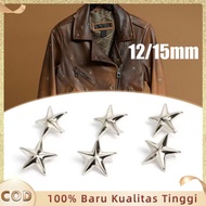 200pcs Spike SilverBINTANG Jacket Studs Decoration Accessories Studs Shoes DIY Spike Pyramid SilverB