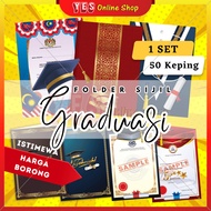 [BUNDLE/BORONG] GRADUATION CERTIFICATE FOLDER/FOLDER SIJIL/SIJIL HOLDER/ SIJIL UNTUK ACARA PENGANUGE