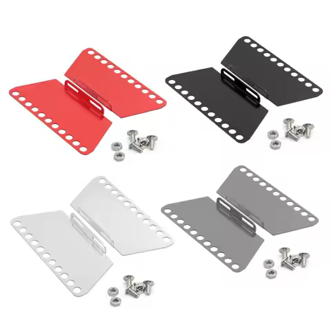 New MN99S V2 MN98 V2 MN78 Metal RC Rock Sliders Side Pedal 1/12 RC Crawler Car Upgrade Parts Accesso