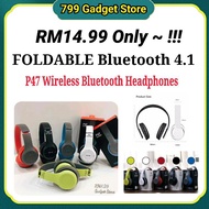 P47 Wireless Bluetooth Headphones Headset P47 Fon Kepala Bluetooth Tanpa Wayar