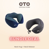 OTO Official Bundle Deal | Neck Hug & Neck Relaxar | Travel Pillow Duo | NS-320 & NR-103