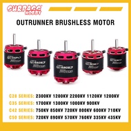 SURPASS HOBBY Brushless Motor C28/C35/C42/C50 Series for All Fixed Wing Aircraft Model