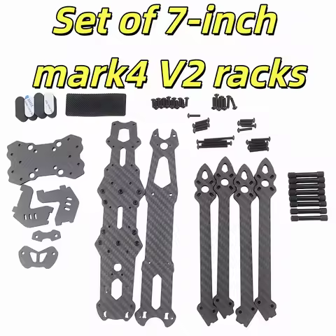 MARK V2 7/8/9/10/13/15inch 3K Carbon Fiber H-Type FPV Drone Frame Kit 367/387/427mm Wheelbase For Fr