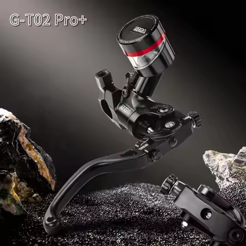 RZMA GT02PRO+ Adjustable Racing Master Cylinder - Multi-Color Transparent Oil Tank (Motorcycle Brake