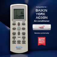 Suitable For Daikin@York@Acson Air Conditioner Air Cond Aircond Remote Control ECGS01-i