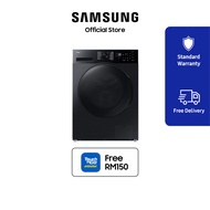 Samsung 12kg + 7kg Laundry Washer Dryer Ecobubble™️ Black | WD12DG5B15BBFQ