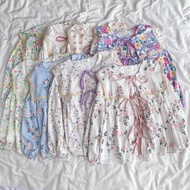 Audrey Top floral aesthetic korean style fashion vintage cute croquette ribbon