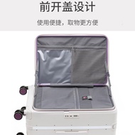 Frame Trolley Charging Port Open Lid Luggage 67cm pc Luggage usb with Aluminum Front Width 80cm 28UU