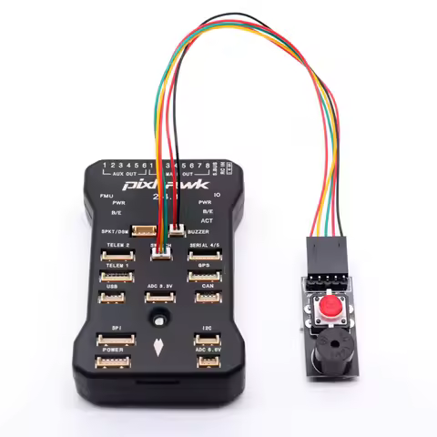 Pixhawk PX4 Buzzer Active Horn Beep Alarm with Safety Button Safety Switch Pixhawk PX4 Flight Contro