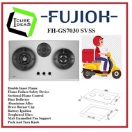 FUJIOH FH-GS7030 SVSS 3 BURNER DOUBLE INNER FLAME STAINLESS STEEL GAS HOB