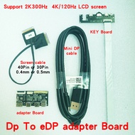 4K 120HZ DP To eDP Control Drive Board 2K 144HZ 165HZ 240HZ Laptop LCD Screen Adapter Card DIY Portable Monitor