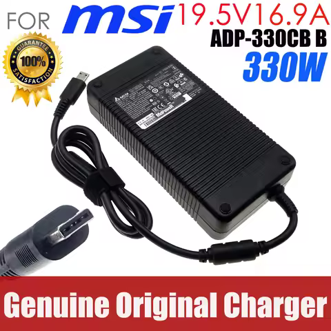 Genuine DELTA ADP-330CB B 19.5V 16.9A 330W AC Adapter Charger For MSI GT77 GE76 GE77HX 12UH 12UGS Ga