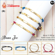 Gelang Tali kombinasi Emas Alana Jee J5 Ismoyo