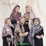 Hijab Jilbab Jumbo Syar'i 140 x 140 cm segi empat motif Marble Series