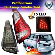 Vland Proton Exora SMOKE / RED LED Tail Lamp Tail Light Exora Lampu Belakang