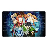 New WVICM Playmat The Rising of The Shield Hero TCG CCG OCG Trading Card Game Mat with Zones Mouse P
