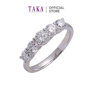 TAKA Jewellery Round Brilliant Lab Grown Diamond Ring 10K