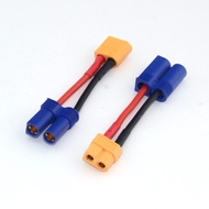 1pc XT60 Male To EC5 Female Connector Adapter /w Wire line For RC Helicopter Car FPV Quadcopter Dron