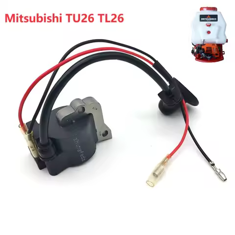 High Voltage Ignition Coil Spark Plug Fit For Mitsubishi TU26 TL20 TL23 TL26 26cc 32cc Package Grass