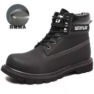 Caterpillar Safety Shoes For Men Caterpillar Steel-Toe Men's Plain Work Boots Caterpillar Size 35-46