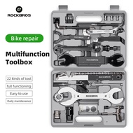 ROCKBROS Bike Tool Kit Professional Repair Tools Box With Ratchet Wrench Sockets Set  Screwdriver Set &amp; Allen Hex Keys etc.44 PCS