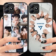 O-41 SEVENTEEN Merch tempered Glass Phone Case Realme Narzo C31 C35 6 GT C53 N53 50A Prime 5G