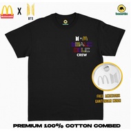 BTS MCD T-SHIRT - MCD X BTS Crew SHIRT - BTS Meal SHIRT - MCD BTS Army SHIRT - Army SHIRT