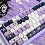 Star Witch Keycaps 130 Keys MOA Profile PBT Dye Sublimation Aula F75 F99 RK100 Mechanical Keycaps Ca