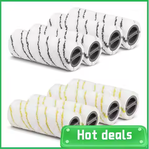 A74X-8Pcs Roller For Karcher Fc7 FC5 FC3D FC3, Roller For Karcher, Replacement Rollers, 2.055-006.0