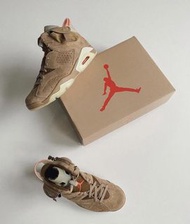 問問哥姐勿擾🫶🏻有預算再詢問☺️全新台灣公司貨🇹🇼Travis Scott x Air Jordan 6 聯名款 DH0690-200