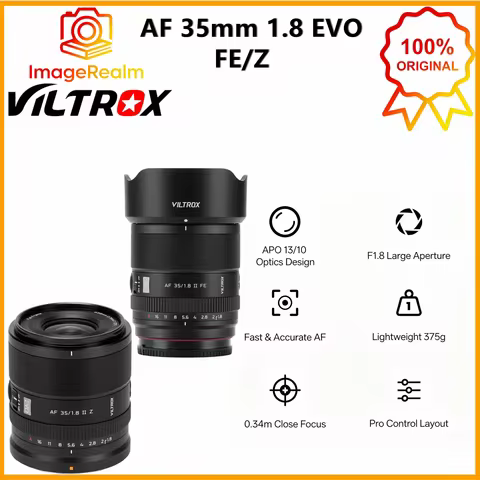 Viltrox AF 35mm F1.8 EVO Series FE Z Full Frame Auto Focus Camera Lens for Sony E Nikon Z Mount