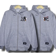 ZEYA Couple Zipper Jacket 2 pcs Couple zipper hoodie/ 2 Couple zipper jacket/ Couple clothes/ Couple
