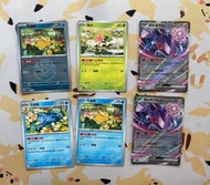 可達鴨 哥達鴨 謝米 蓋諾賽克特ex（賣）Pokémon ptcg 寶可夢