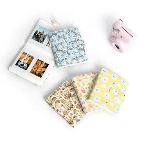 64 Pockets Cute Cartoon Instax Mini Photo Album for Fujifilm Instant Mini12 11 40 70 90 99 Liplay Li