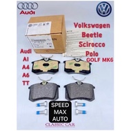 ( 100% ORIGINAL ) VOLKSWAGEN GOLF MK6 BEETLE SCIROCCO POLO AUDI A1 A4 A6 TT DISC BRAKE PAD REAR ( 8E