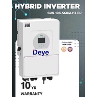 [ประกันศูนย์ไทย 10ปี] Deye inverter Hybrid on off grid inverter 10kW 3 เฟส รุ่น SUN-10K-SG04LP3-EU