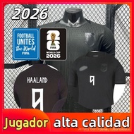【Player】Norway Away Jersey 2026-27 Norway Haaland # 9 Black Visit High Quality Football T-Shirts U2V
