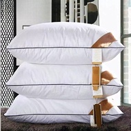 Factory Direct Supply Pillow Pillow Core Five-Star Hotel Hotel Pillow Anti-Slip Down Velvet Neck Pil
