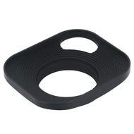 LH-B39P 39mm Square Metal Screw-in Lens Hood with Hollow Out Designed for Leica Rangefinder Camera w
