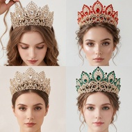 Light Luxury Gorgeous Diamond-studded Master Wedding Dress Crown Bridal Wedding Dinner Headdress Pag