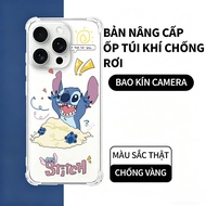 Cute Stitch iPhone Case Bright Colors iP 11/12/13/14/15/16/17/Plus/Pro/Max